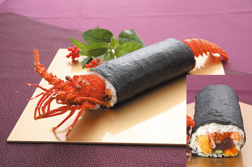 ロブスター一本丸ごと恵方巻(築地 竹若/グランスタ)