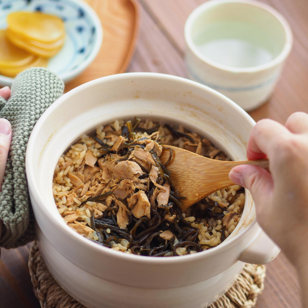 子どもも大好き ツナと塩昆布の炊き込みご飯 みんなの暮らし日記online