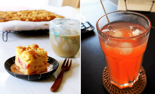 ケーキや、シロップを作ってジュースにもできます