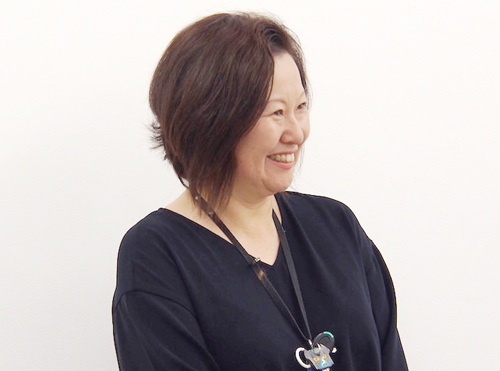 服を着て実演してくださった原田さん