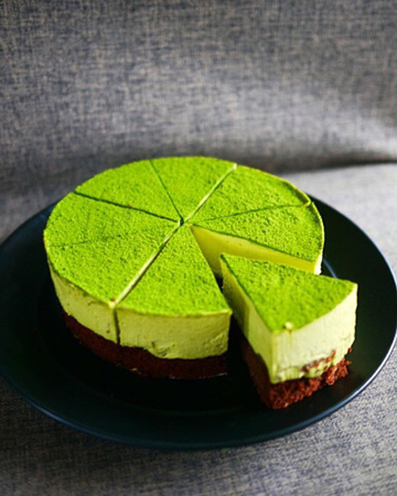 いくらでも食べられる。抹茶ラウンドムース