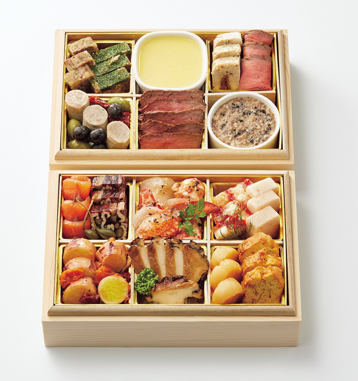 おせち二段重 39,960円(限定110セット 3~4人前)