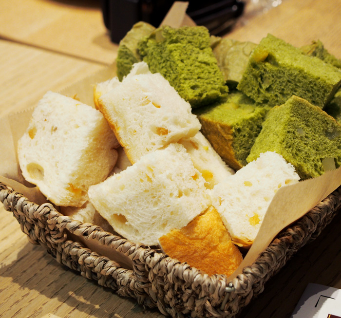 こちら抹茶&甘栗入りと、レモン&オレンジピール